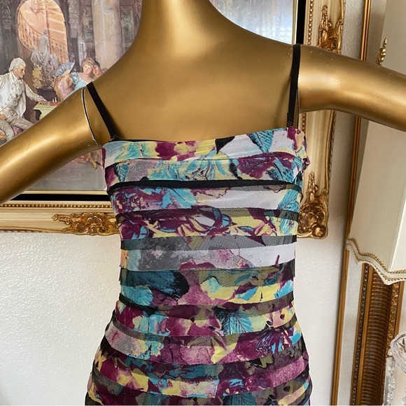 BCBGMaxAzria Dharma Dark Iris Combo Dress - Picture 4 of 14